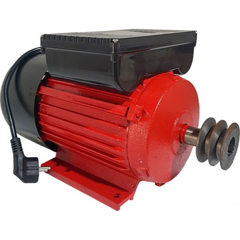 Motor Electric Monofazat 1.5KW, 1500RPM, Buton Pornire, Fulie Dubla, Bobinaj Cupru Motor Electric Monofazat 1.5KW, 1500RPM, Buton Pornire, Fulie Dubla, Bobinaj Cupru