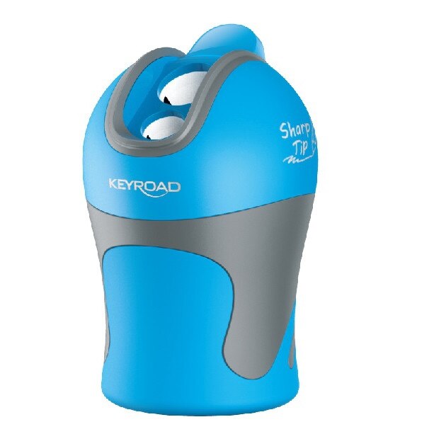 Ascutitoare plastic dubla, KEYROAD, KR971584 Pentru Creioane Grafit, cu rezervor, diverse culori
