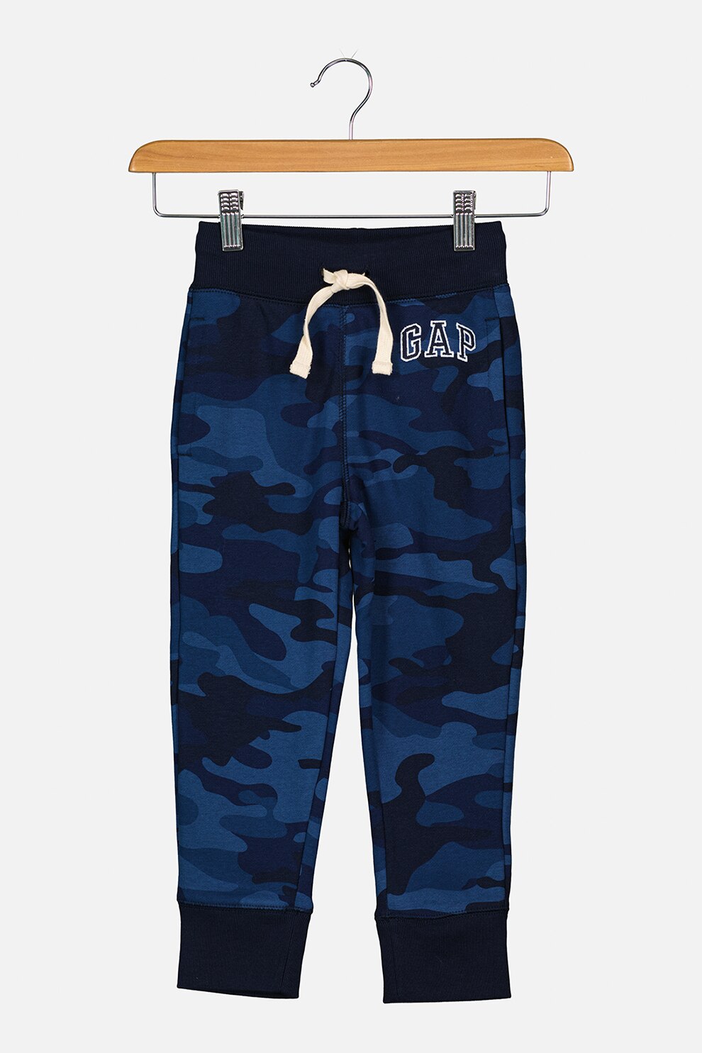 GAP, Pantaloni sport cu logo brodat, Albastru