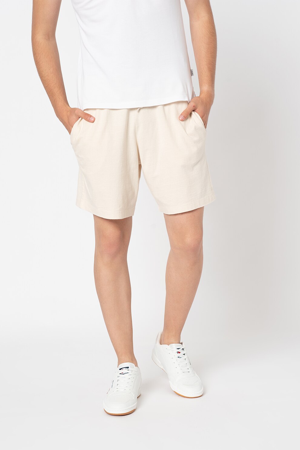 GAP, Bermude sport cu buzunare oblice, Bej deschis