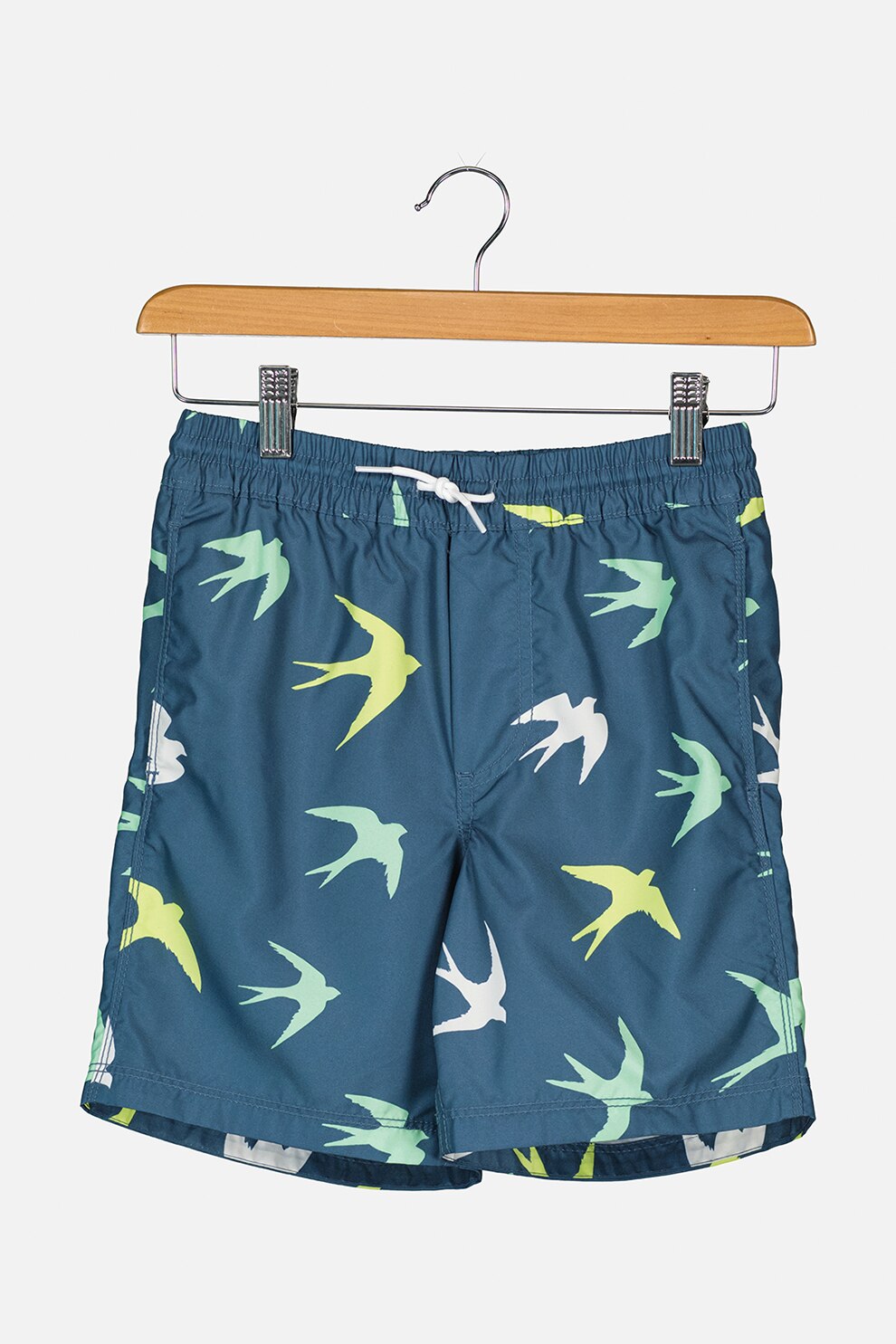 GAP, Pantaloni scurti cu snur in talie, Albastru lavanda