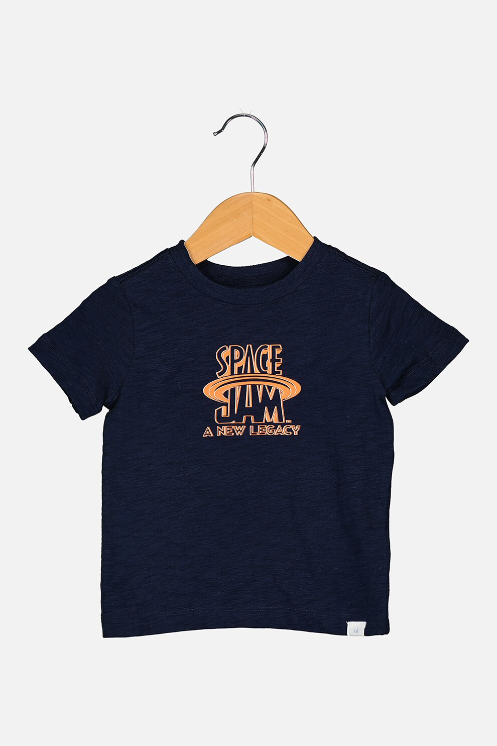 GAP, Tricou de bumbac cu imprimeu cu desene, Bleumarin/Oranj