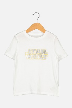 GAP, Tricou cu imprimeu cu desene, Alb GAP, Tricou cu imprimeu cu desene, Alb