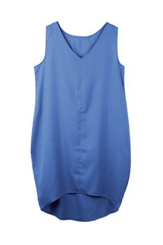 Rochie fara maneci dama, Albastru Rochie fara maneci dama, Albastru