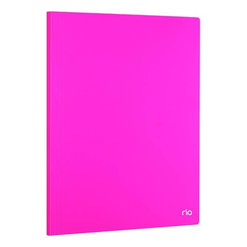 Mapa Prezentare Roz Neon A4 Deli, 100 Folii, Coperta Flexibila din Plastic Mapa Prezentare Roz Neon A4 Deli, 100 Folii, Coperta Flexibila din Plastic