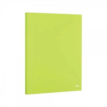 Mapa Prezentare Verde Neon A4 Deli, 100 Folii, Coperta Flexibila din Plastic Mapa Prezentare Verde Neon A4 Deli, 100 Folii, Coperta Flexibila din Plastic