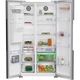 Хладилник Side by side Beko GN162341XBN, 571 л, NeoFrost Dual Cooling, Диспенсър за вода/лед, Поставка за бутилки, Touch control, HarvestFresh, Компресор Inverter, Клас E, H 179 см, Metal Look