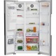 Хладилник Side by side Beko GN162341XBN, 571 л, NeoFrost Dual Cooling, Диспенсър за вода/лед, Поставка за бутилки, Touch control, HarvestFresh, Компресор Inverter, Клас E, H 179 см, Metal Look