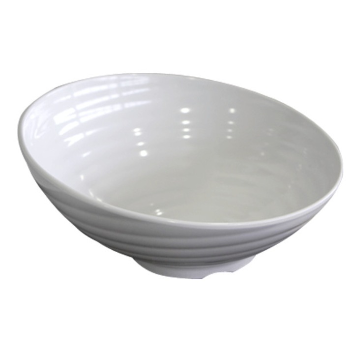 Bol rotund Raki Venus White melamina 33x33x16cm 3,1 Lt