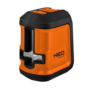 Nivela laser, verde, linie incrucisata, suport, etui, 15 m, NEO Nivela laser, verde, linie incrucisata, suport, etui, 15 m, NEO