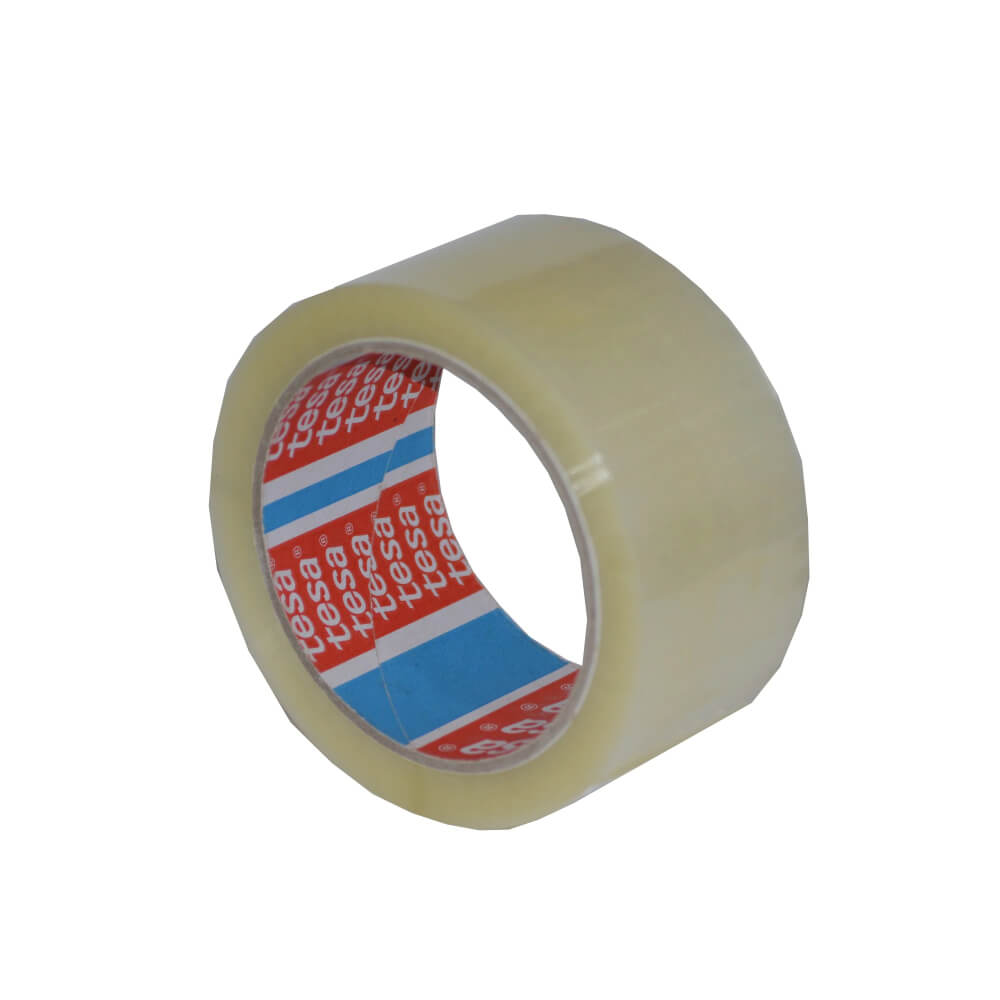 Banda Adeziva Transparenta cu Lipire prin Solvent, Tesa, 48mm x 66m