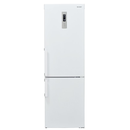 Combina frigorifica Sharp SJ-B1297E0WEU, 297 l, No Frost, Clasa A+, Display, H 186 cm, Alb
