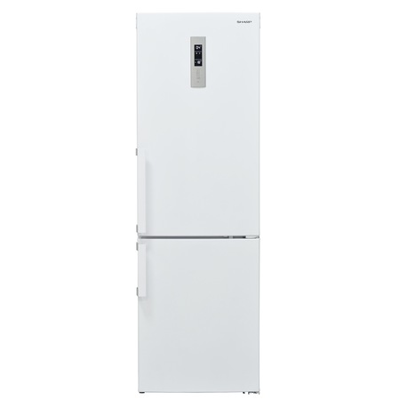 Combina frigorifica Sharp SJ-B2297E0WEU, 297 l, No Frost, Clasa A++, Display, H 186 cm, Alb