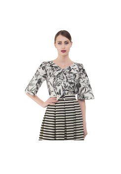 Bluza de dama maneca trei sferturi, KVINNA, 95% bumbac Bluza de dama maneca trei sferturi, KVINNA, 95% bumbac