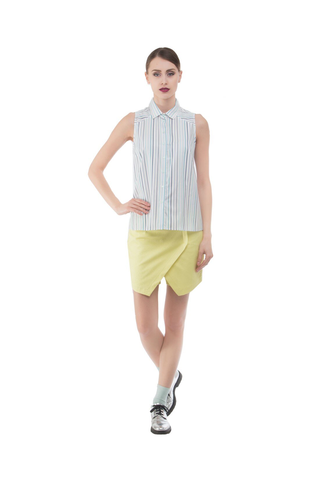 Camasa Sleeveless, KVINNA, bumbac 100 %