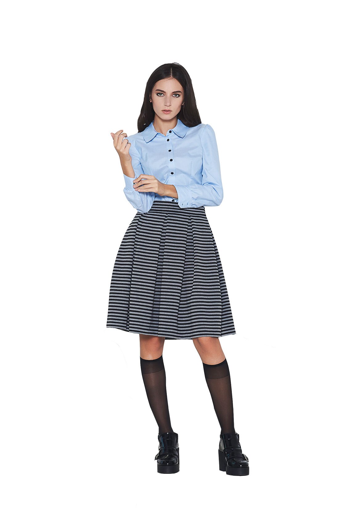 Camasa Office, KVINNA, uni cu maneca lunga, L