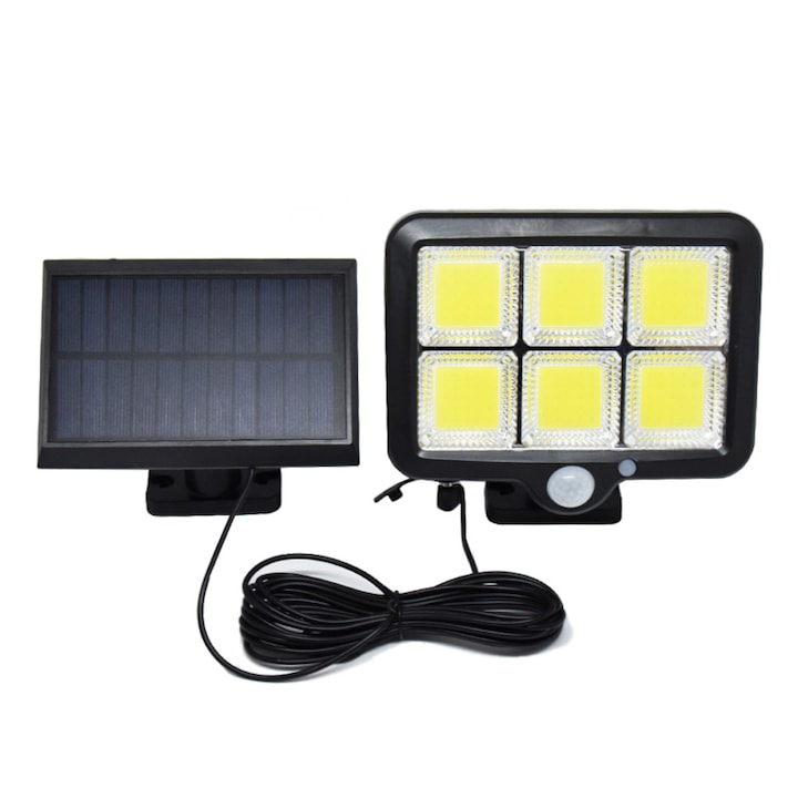 Kültéri mozgásérzékelős LED lámpa – kétféle erősségi fokozattal / 150 COB LED (GL-150C)