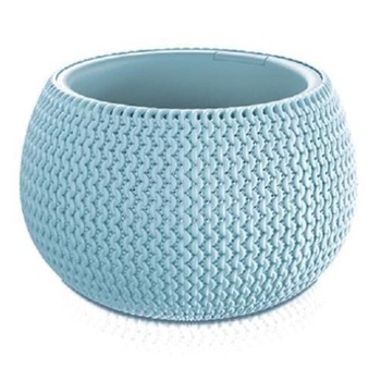 Ghiveci decorativ pentru flori, rotund, albastru, 29x19.5 cm, Splofy Bowl Ghiveci decorativ pentru flori, rotund, albastru, 29x19.5 cm, Splofy Bowl