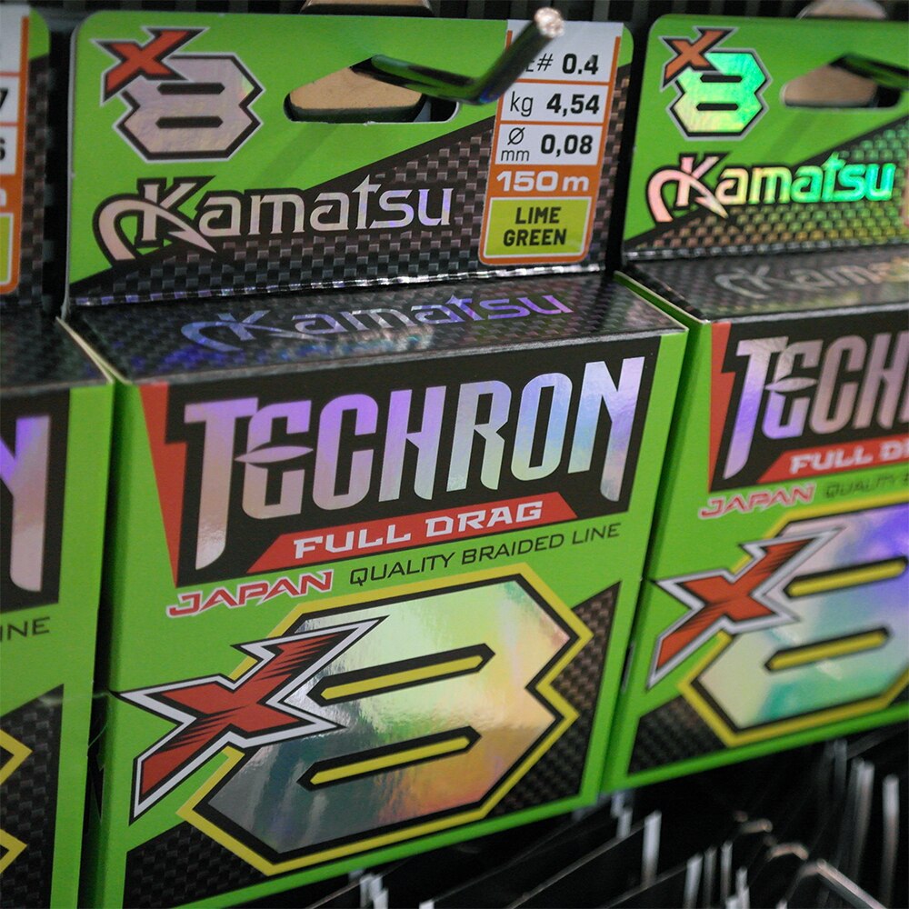 Techron Full Drag X8 Lime Green 0.20/150m PE 2