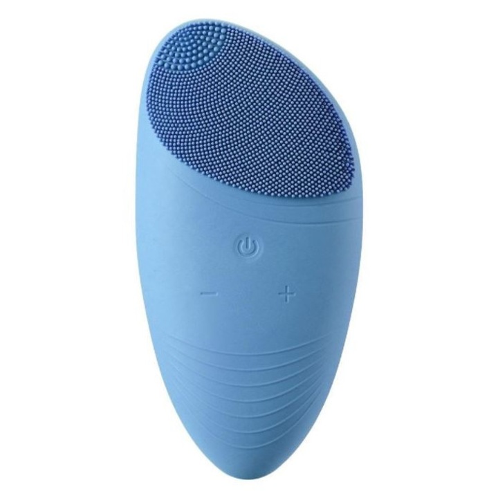 Dispozitiv de curatare faciala Selling Depot ® 12000 oscilatii/min, 7 trepte viteza, acumulator 400mAh, albastru