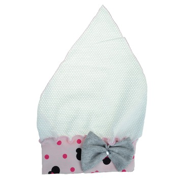 Bandana pentru fete Mini Junior BDN-2, Roz Universal Bandana pentru fete Mini Junior BDN-2, Roz Universal