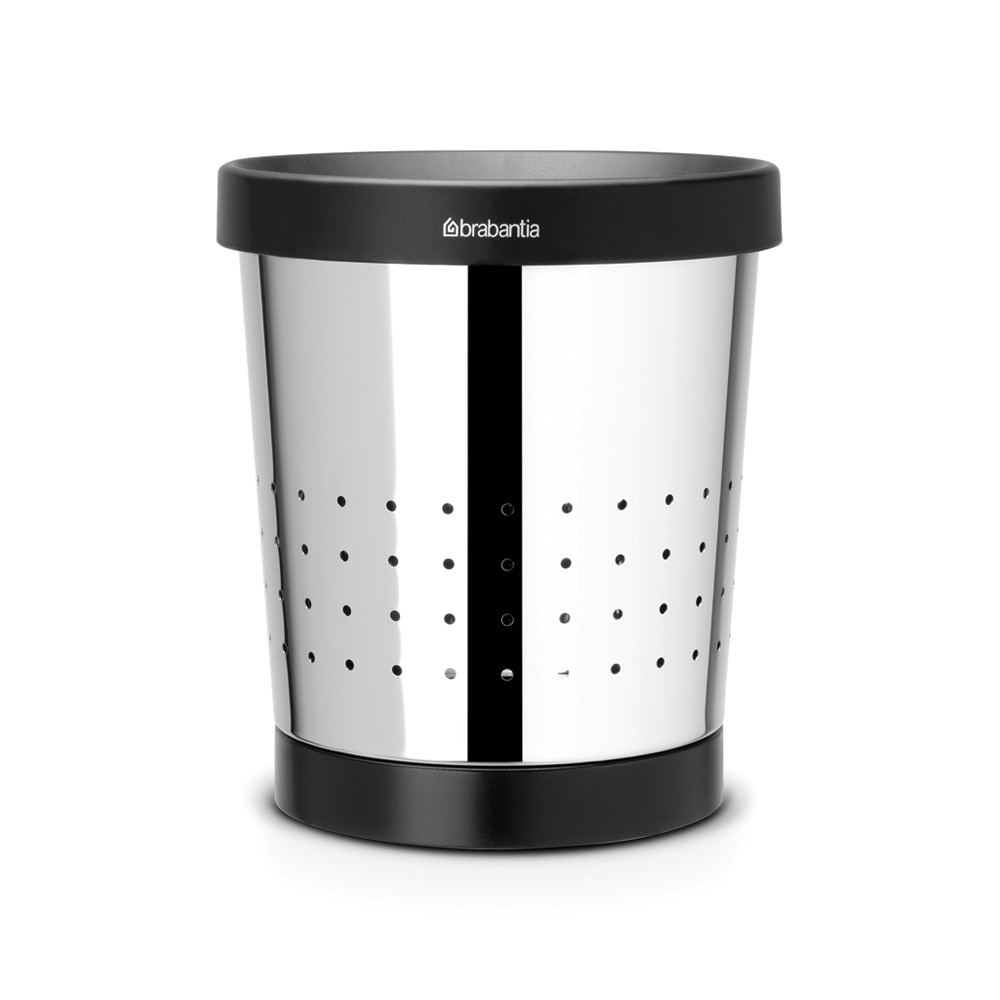 Cos de gunoi Brabantia, Inox, Argintiu/Negru, 5 l
