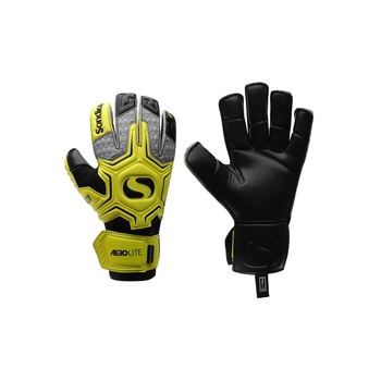 Manusi sport pentru barbati, Sondico Aerolite Taille, Piele naturala, Negru/Galben, 8 Manusi sport pentru barbati, Sondico Aerolite Taille, Piele naturala, Negru/Galben, 8