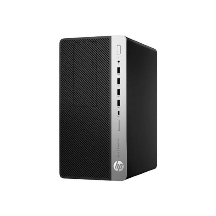 Настолен компютър Hp EliteDesk 705 G4, AMD 8C Ryzen 7 Pro 2700, 16GB RAM, 256GB SSD, 1TB HDD, Nvidia Quadro P1000 4GB, Win 10 Pro