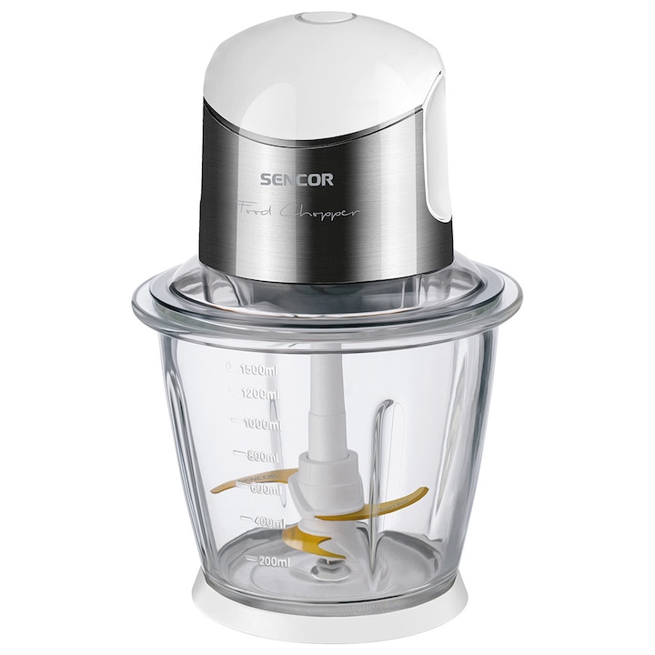 Чопър SENCOR SCB 6150SS-EUE3, 800W, 4 титанови остриета, Сив