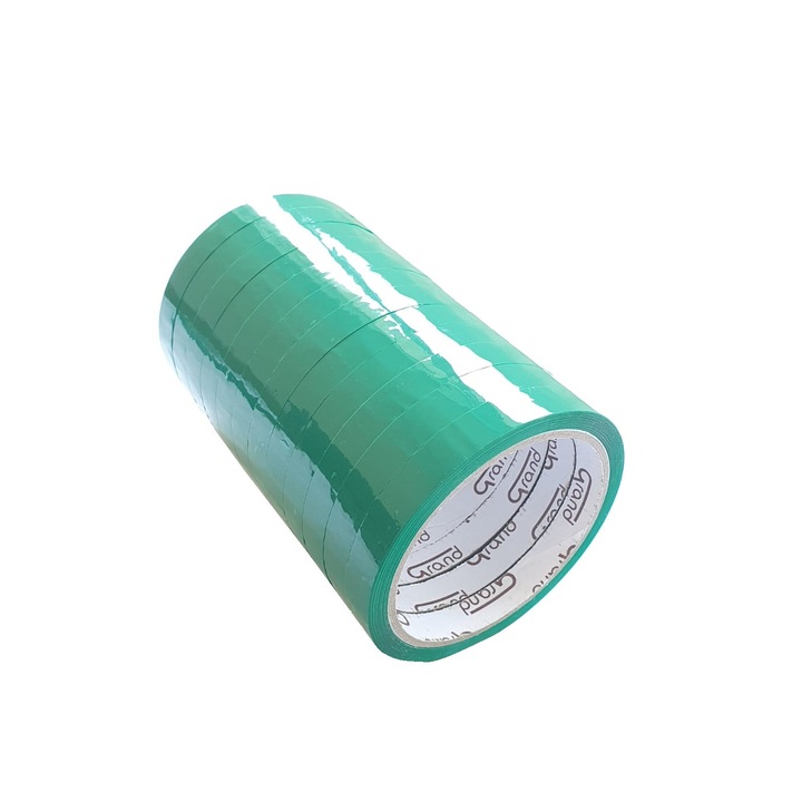 Set 12 x Banda pentru sigilat pungi verde, 12 mm x 50 m Sdx Market®