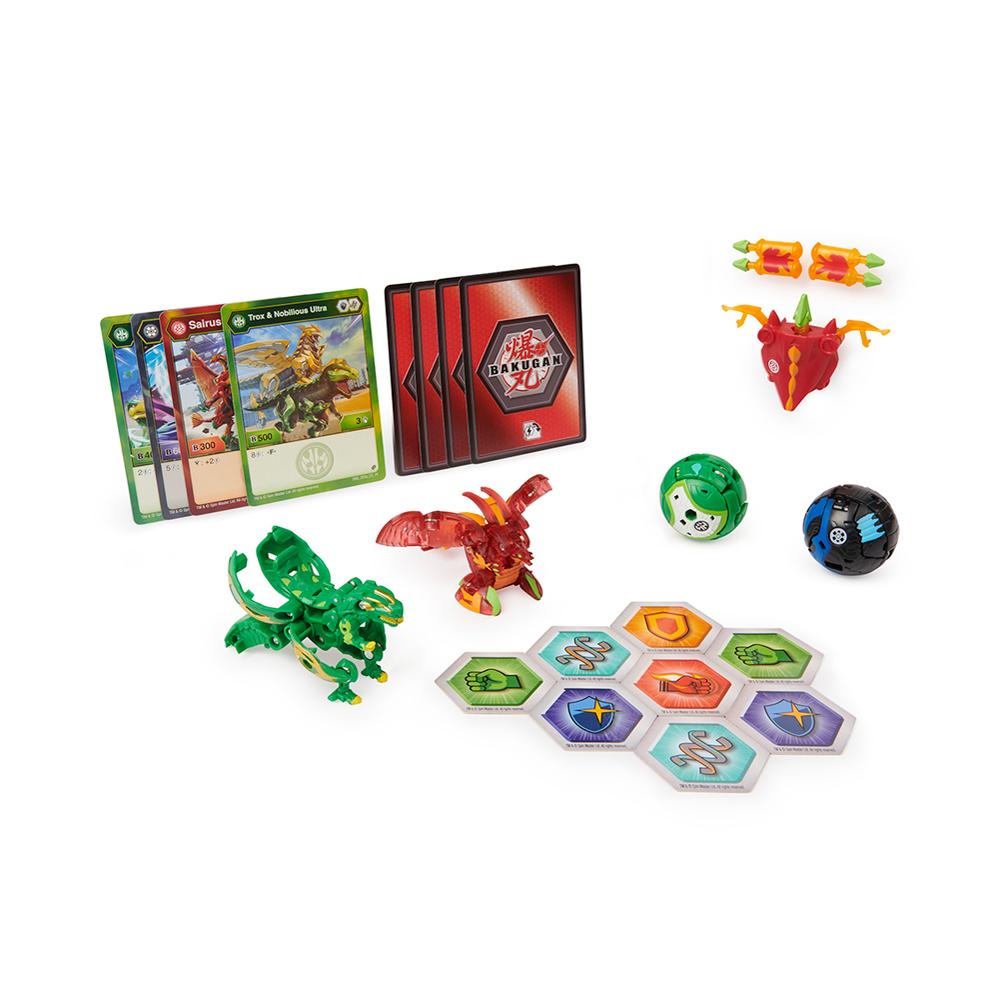Set Bakugan Armored Alliance Baku-Gear-Sairus si Trox Nobilious Ultra