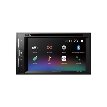 Multimedia player auto Pioneer AVH-A240DAB, 2DIN, CD/DVD, Ecran tactil 6.2 inch, Bluetooth, 4x50W, USB, AUX, Radio Digital Multimedia player auto Pioneer AVH-A240DAB, 2DIN, CD/DVD, Ecran tactil 6.2 inch, Bluetooth, 4x50W, USB, AUX, Radio Digital