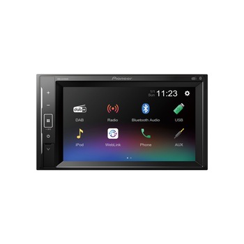 Multimedia player auto Pioneer DMH-A240DAB, 2DIN, Ecran tactil 6.2 inch, accepta prin USB Mirroring, Bluetooth, 4x50W, USB, AUX, Radio Digital Multimedia player auto Pioneer DMH-A240DAB, 2DIN, Ecran tactil 6.2 inch, accepta prin USB Mirroring, Bluetooth, 4x50W, USB, AUX, Radio Digital