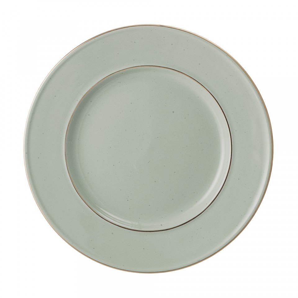Farfurie, Bloomingville Spring, ceramica, 25 cm, verde