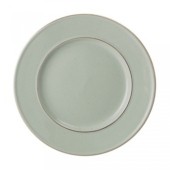 Farfurie, Bloomingville Spring, ceramica, 25 cm, verde Farfurie, Bloomingville Spring, ceramica, 25 cm, verde