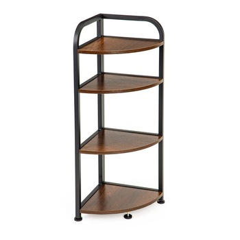 Etajera IMK, 45 x 32 x 89,5 cm, negru/maro, 4 niveluri, PAL Etajera IMK, 45 x 32 x 89,5 cm, negru/maro, 4 niveluri, PAL
