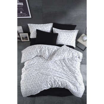 Lenjerie pat dublu bumbac 100% ranforce, 4 piese, 240 x 260 cm, Ralex Pucioasa, Monza V2 Lenjerie pat dublu bumbac 100% ranforce, 4 piese, 240 x 260 cm, Ralex Pucioasa, Monza V2