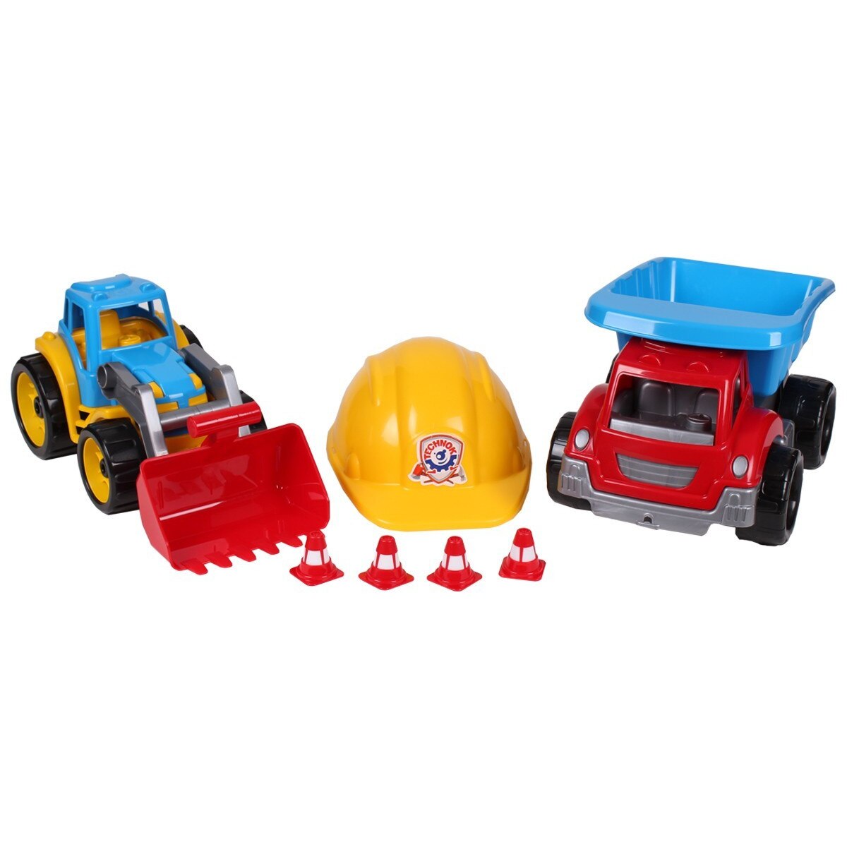 Set de camioane de constructie Technok, 35 х 35.5 х 20.5 cm