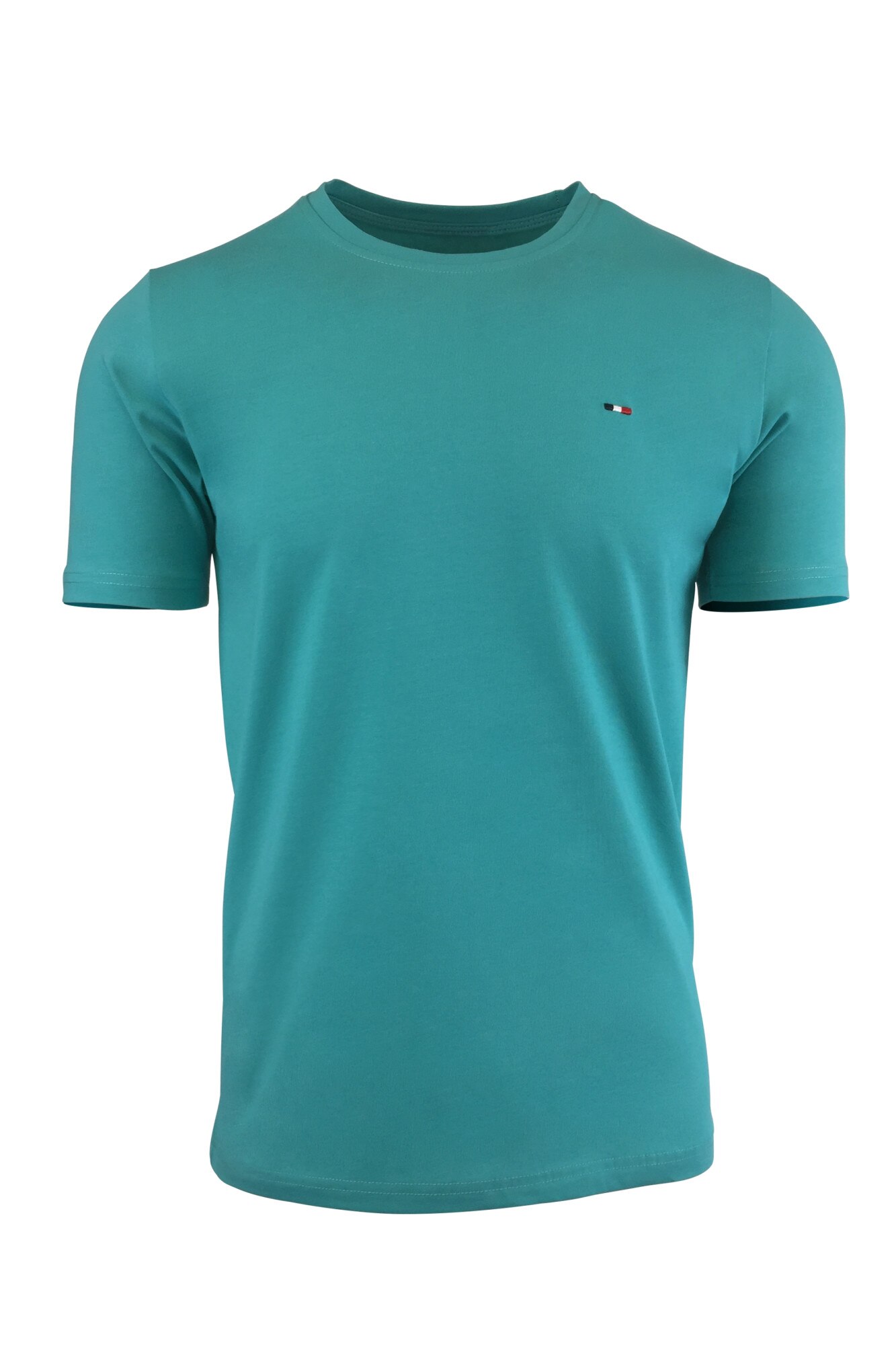 Tricou barbat, UNIVERS FASHION, uni, culoare verde