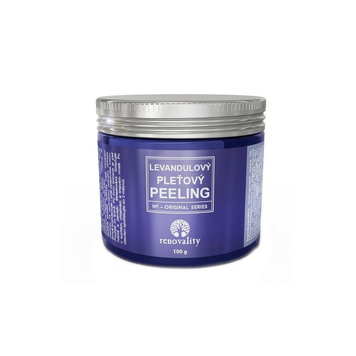 Peeling de corp, Renovality, Lavanda, 100ml