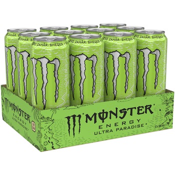 Bautura Energizanta Monster, Ultra Paradise Zero Zahar, Doza, 12 x 0.5l Bautura Energizanta Monster, Ultra Paradise Zero Zahar, Doza, 12 x 0.5l