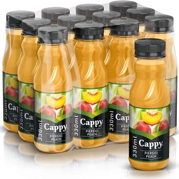 Bautura Necarbogazoasa Cappy Nectar, Piersici, Pet, 12 x 0.33l Bautura Necarbogazoasa Cappy Nectar, Piersici, Pet, 12 x 0.33l