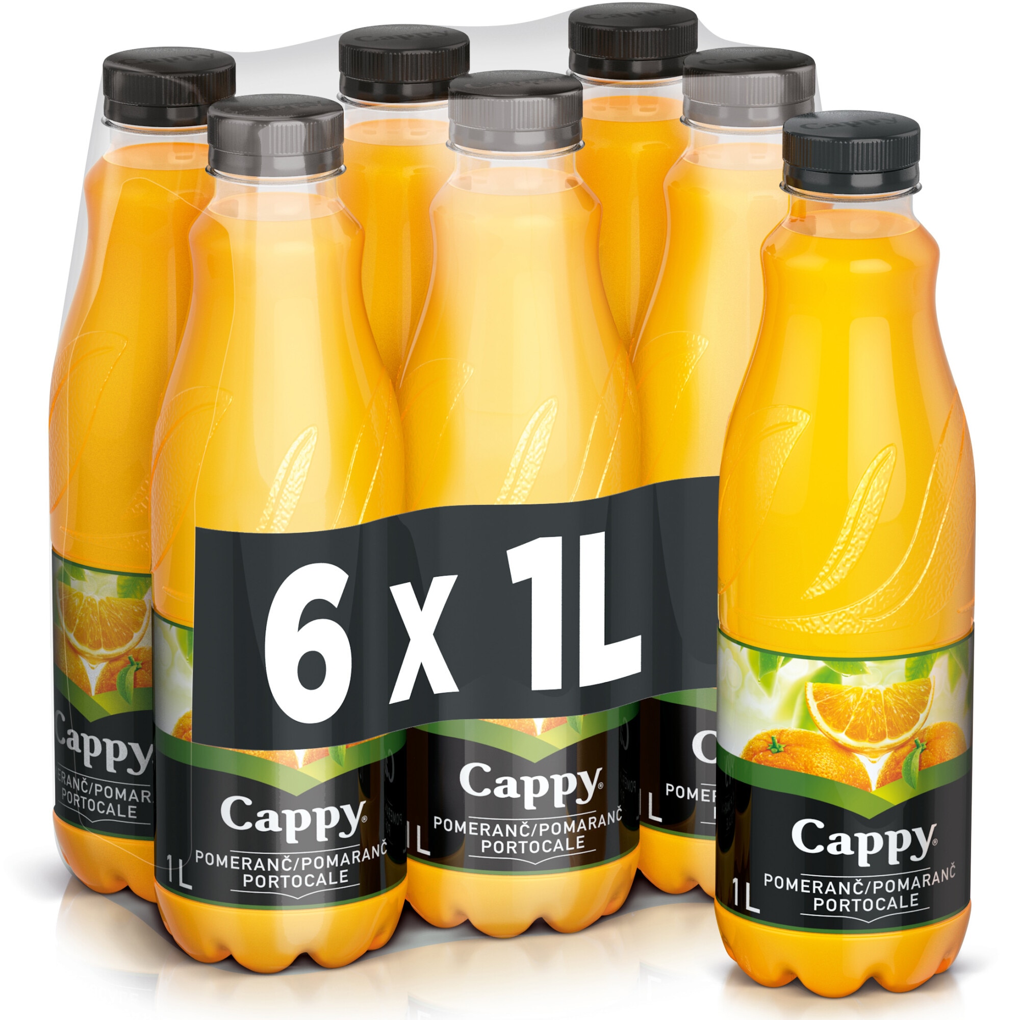 Bautura Necarbogazoasa Cappy Nectar, Portocale, Pet, 6 x 1l