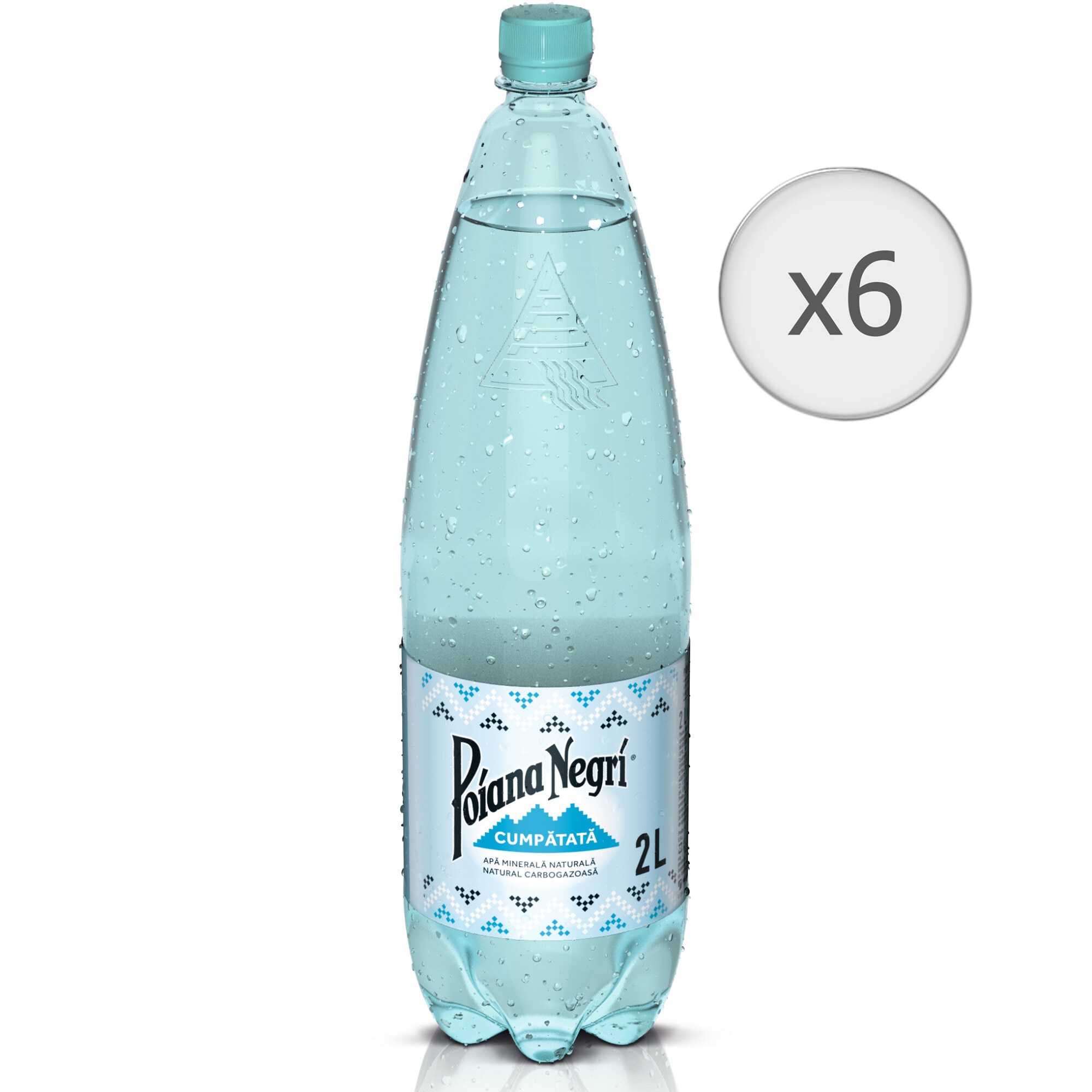 Apa Minerala Poiana Negri Cumpatata, Pet, 6 x 2l
