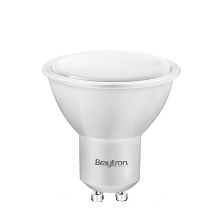 Led spot izzó, GU10, 5W, 3000k, meleg fény, 360lm, MR16, BR-BA24-00550, Braytron