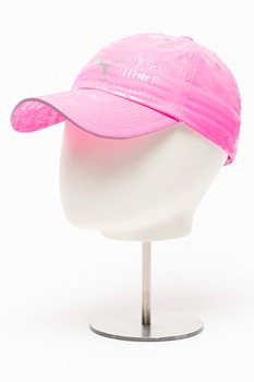 Puma, Sapca unisex cu logo, pentru alergare, Roz aprins/Argintiu Puma, Sapca unisex cu logo, pentru alergare, Roz aprins/Argintiu