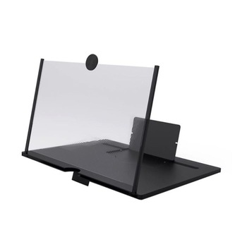 Lupa pliabila pentru telefon cu efect 5d si zoom 4x marire, diagonala de 10 inch ,suport telefon universal,Negru Lupa pliabila pentru telefon cu efect 5d si zoom 4x marire, diagonala de 10 inch ,suport telefon universal,Negru