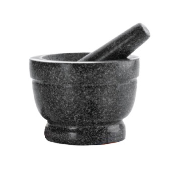 Mojar cu pistil din granit pentru ierburi si mirodenii, 375 ml Mojar cu pistil din granit pentru ierburi si mirodenii, 375 ml