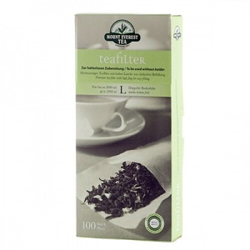 Set 100 filtre pentru ceai Mount Everest Tea, Hartie Set 100 filtre pentru ceai Mount Everest Tea, Hartie