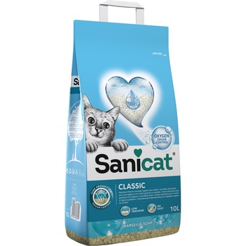 Nisip litiera Sanicat Classic Marseille, 10 l Nisip litiera Sanicat Classic Marseille, 10 l